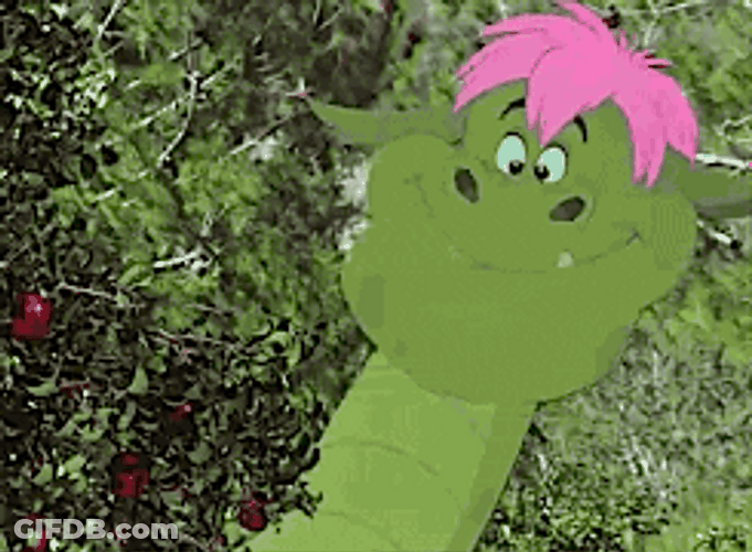 Elliott The Dragon Chewing GIF