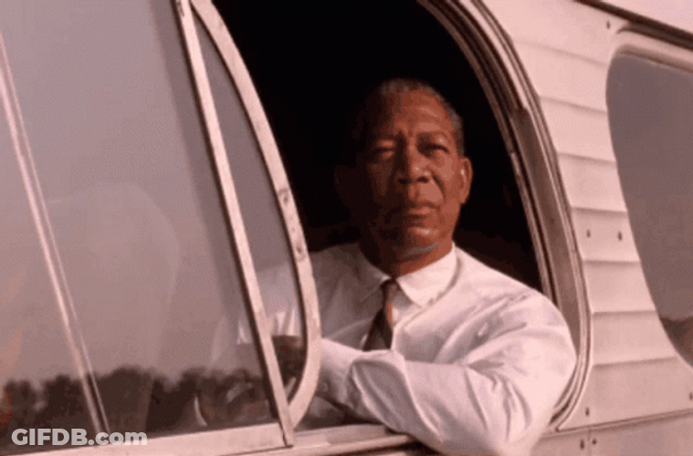 Ellis Boyd Redding On The Window Shawshank Redemption GIF