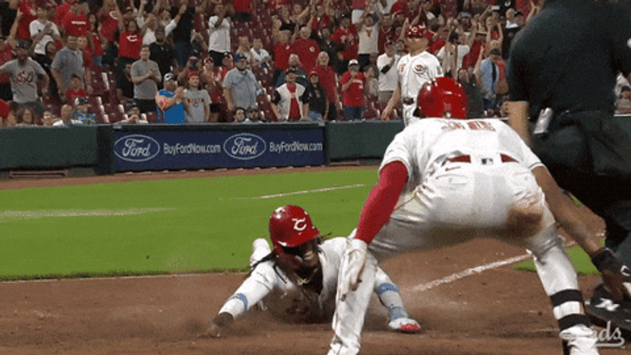 Elly De La Cruz Fall On The Ground GIF