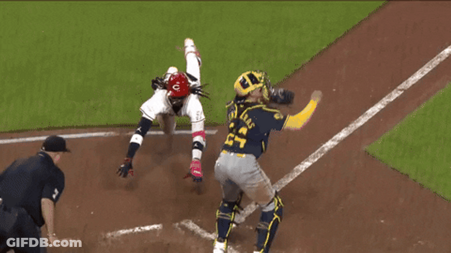 Elly Dela Cruz Base Dive GIF