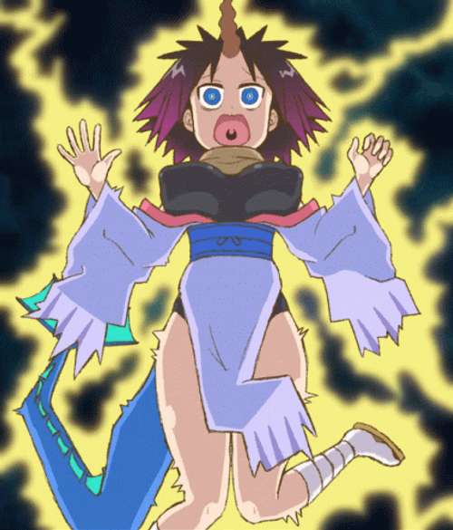 Elma's Whole Body Electrocuted GIF