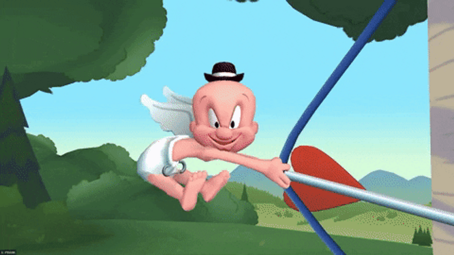 Elmer Fudd As Cupid GIF