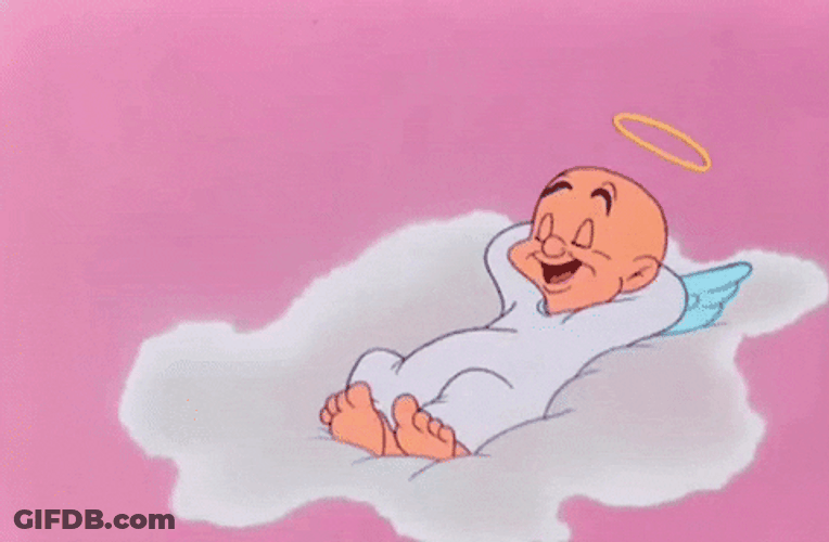 Elmer Fudd In Heaven GIF