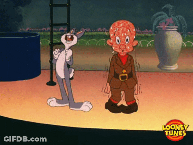 Elmer Fudd Nervous GIF