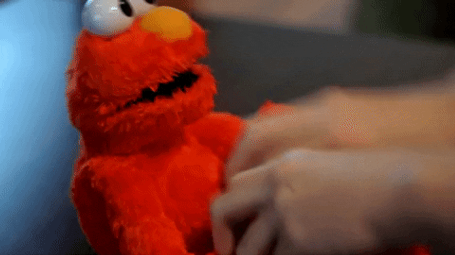 Elmo Being Tickled GIF