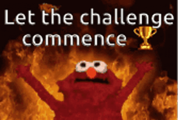Elmo Challenge Accepted GIF