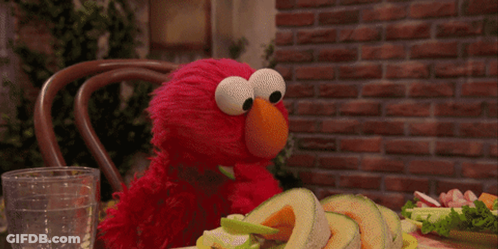Elmo Eating With Abby Cadabby GIF