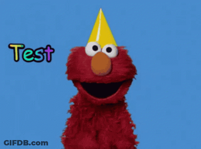 Elmo Excited For Test GIF