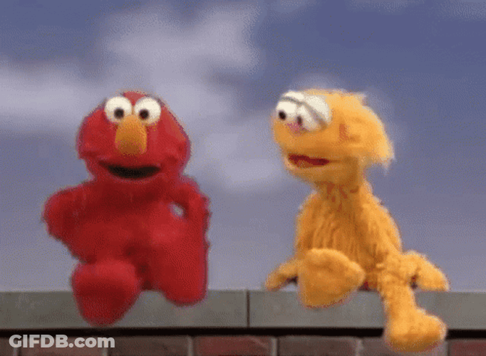 Elmo Falling Down GIF