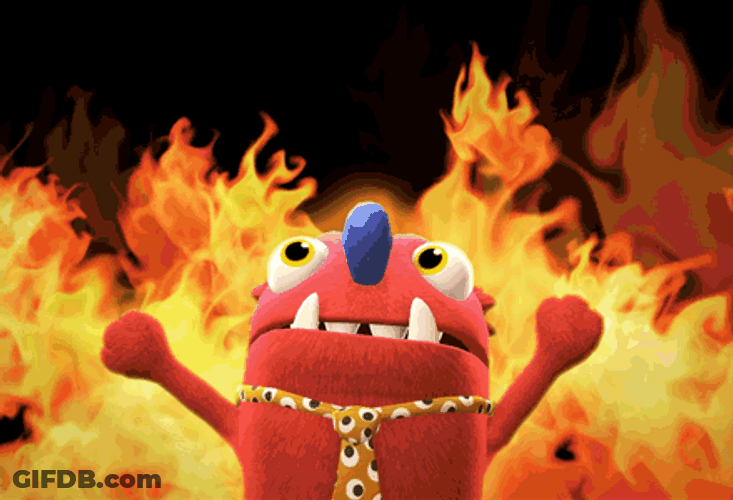 Elmo Fire Cromdo Bugsnax GIF
