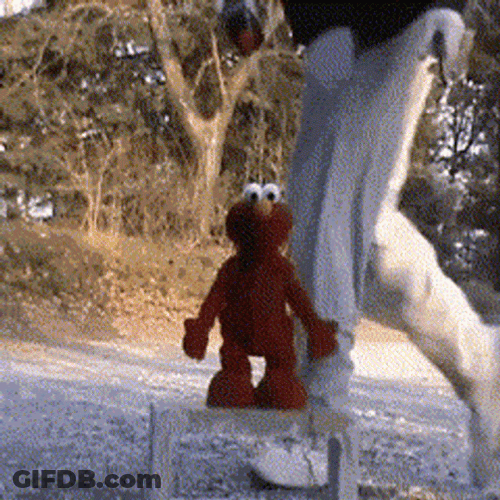 Elmo Fire Cry About It GIF