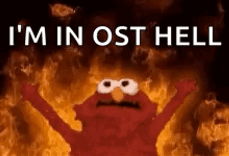 Elmo Fire I'm In Ost Hell GIF