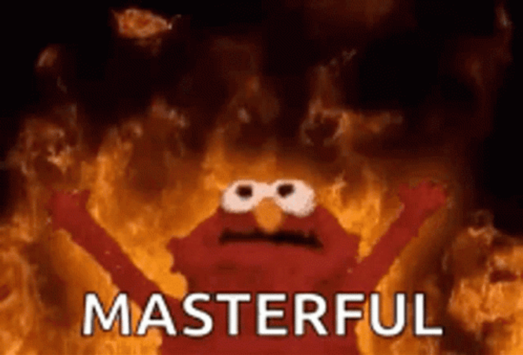 Elmo Fire Masterful GIF