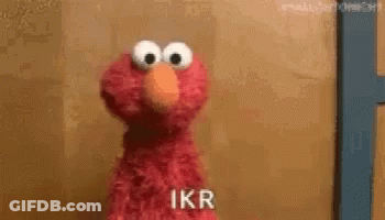 Elmo From Sesame Street Is Standing In Front Of A Door And Says I Kr . GIF