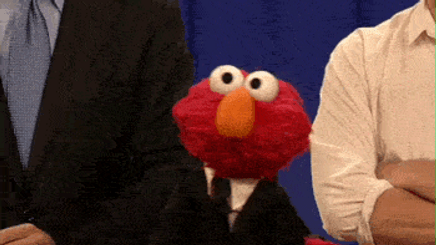Elmo Looking Around GIF
