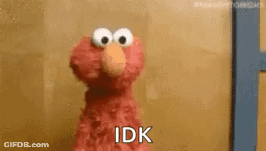Elmo No Idea GIF