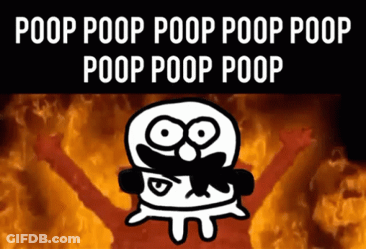 Elmo On Fire Poop Meme GIF
