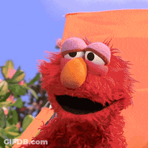 Elmo's Poop Face GIF