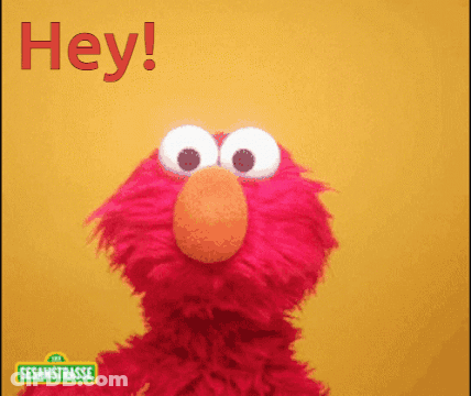 Elmo Saying Hey GIF