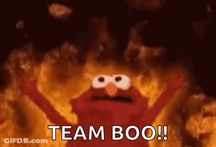 Elmo Saying Team Boo GIF