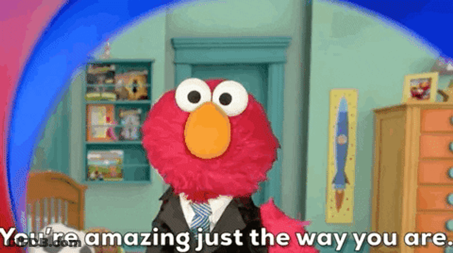 Elmo Saying You're Amazing GIF