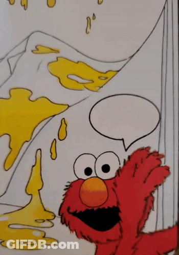 Elmo Says " Do It " In A Speech Bubble GIF