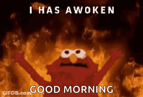 Elmo Says I Has Awoken GIF