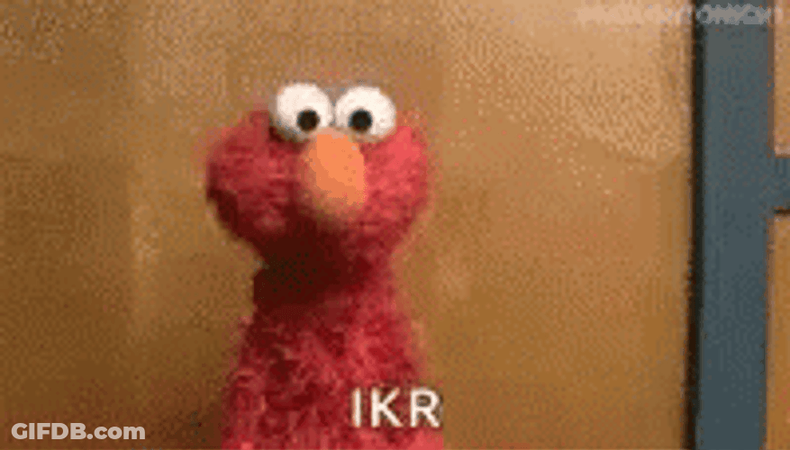 Elmo Says I Know Right GIF