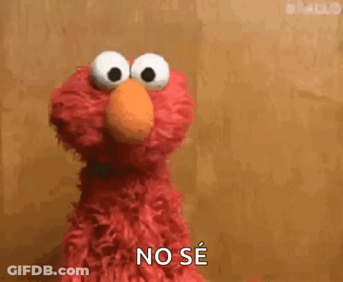 Elmo Sesame Street Funny Face No Se GIF