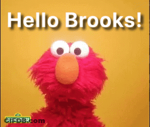 Elmo Sesame Street Saying Hello Brooks GIF