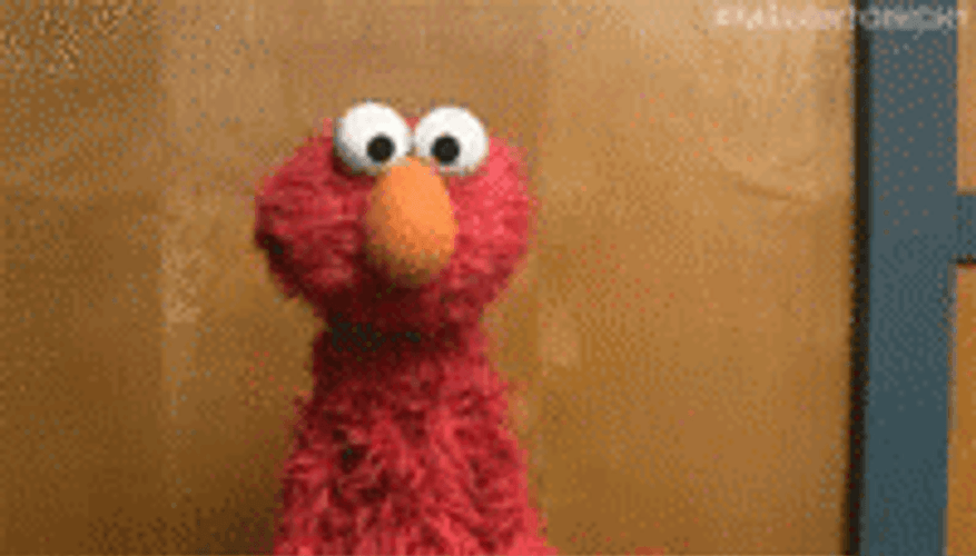 Elmo Shrug Mode GIF