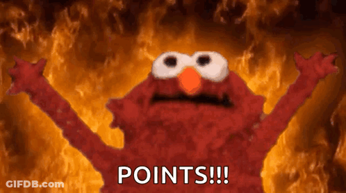 Elmo Standing In Front Of Fire With Arms Outstretched GIF