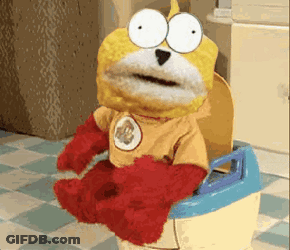 Elmo Toilet Dancing Face Swap GIF