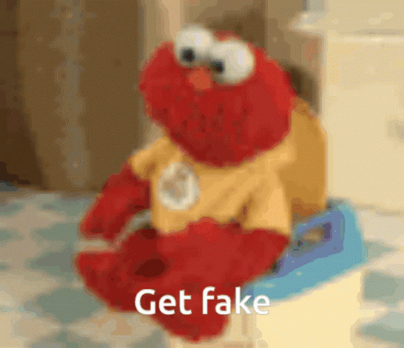 Elmo Toilet Dancing Get Fake GIF