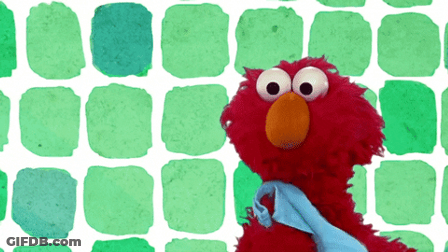 Elmo Wiping Himself GIF