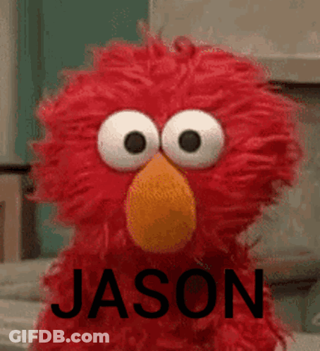 Elmo With Name Jason GIF