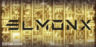 Elmonx Black On Gold GIF