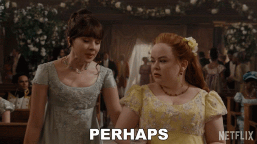 Eloisa Bridgeton Perhaps Maybe GIF