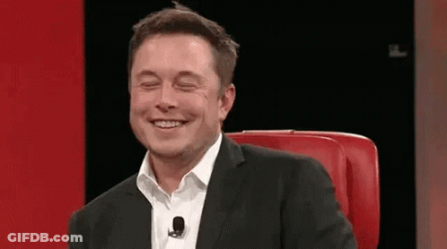 Elon Musk Blue Suit White Shirt Muglife.com GIF