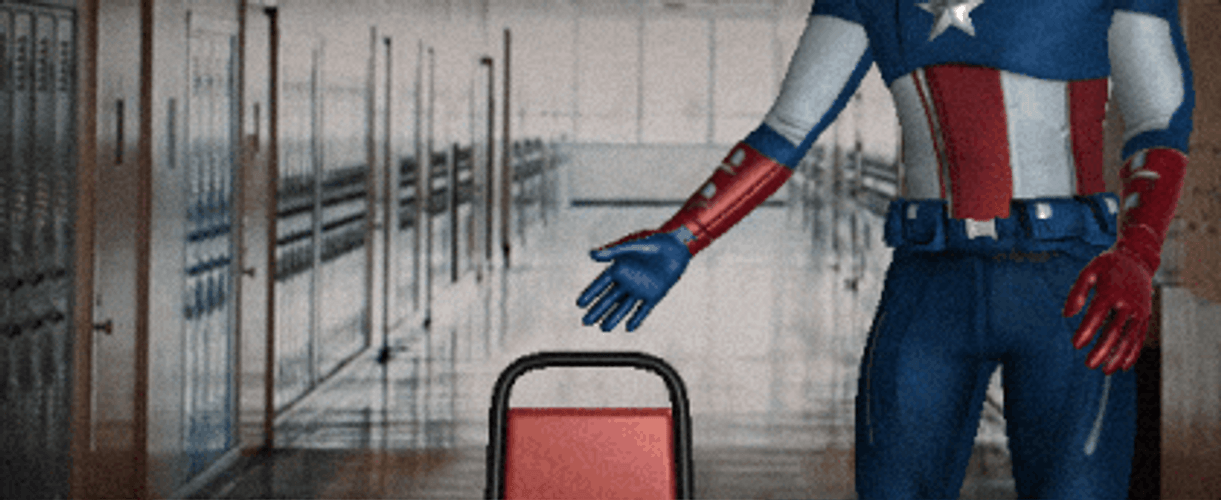 Elon Musk Captain America Face Swap GIF
