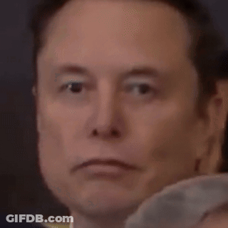 Elon Musk Serious Close Up GIF
