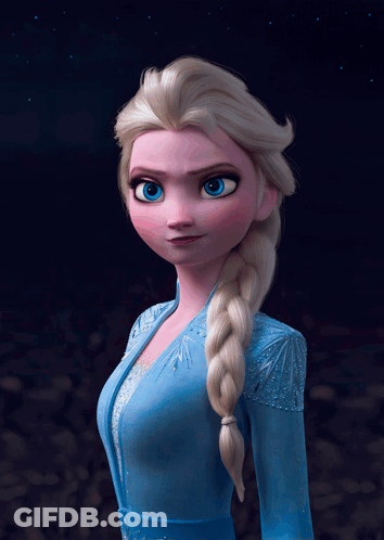 Elsa Close Up Frozen II GIF