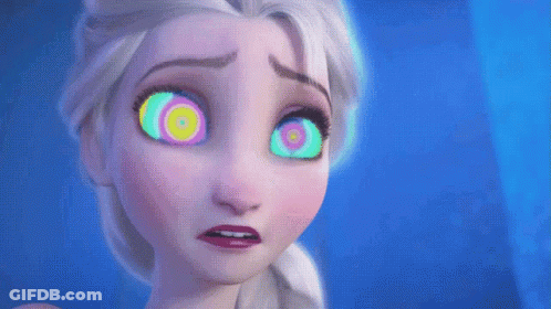 Elsa Hypnotic Face Close Up GIF