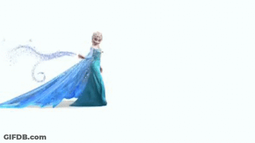 Elsa Playing Powers GIF