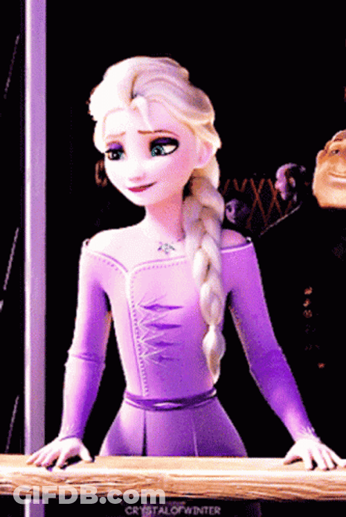 Elsa Shocked Frozen GIF