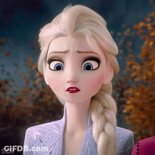 Elsa Wearing Tiara GIF