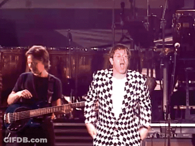 Elton John Single Clap GIF