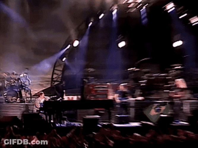 Elton John Zoomed In GIF