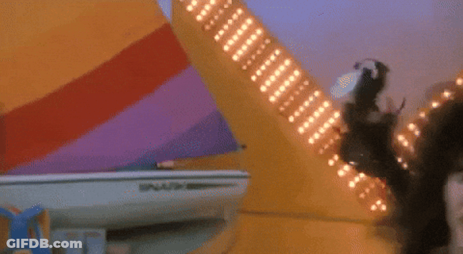 Elvira With Big Eyes GIF