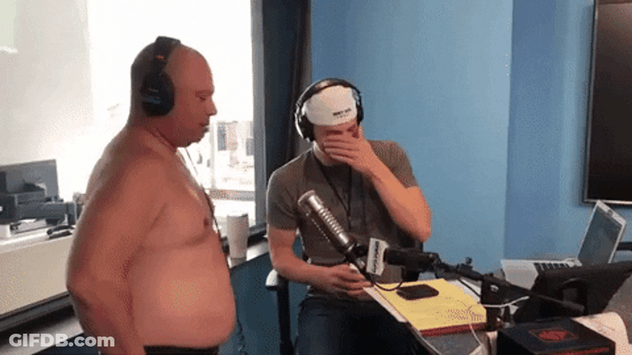 Elvis Duran Show Man Boobs Funny GIF